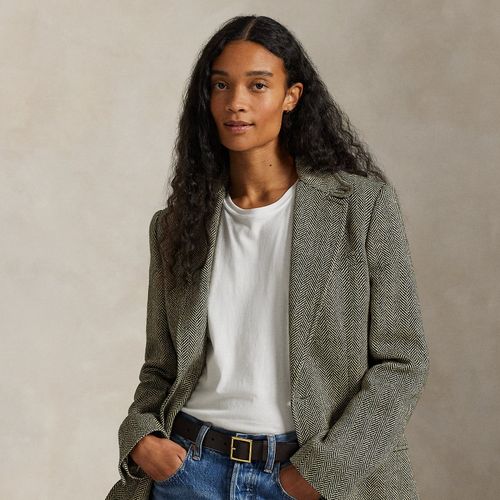 Single-Breasted Herringbone Blazer - Polo Ralph Lauren - Modalova