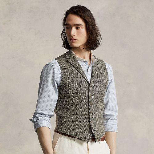 Wool Herringbone Tweed Waistcoat - Polo Ralph Lauren - Modalova