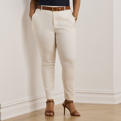 Curve - Double-Faced Stretch Cotton Trouser - Lauren Curve - Modalova