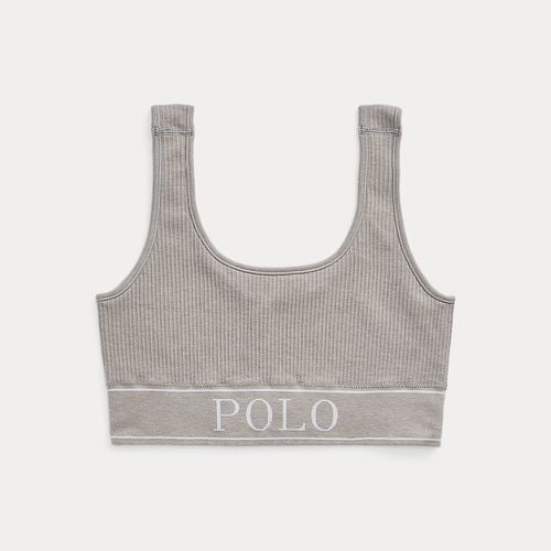 Seamless Cropped Scoopneck Tank - Polo Ralph Lauren - Modalova