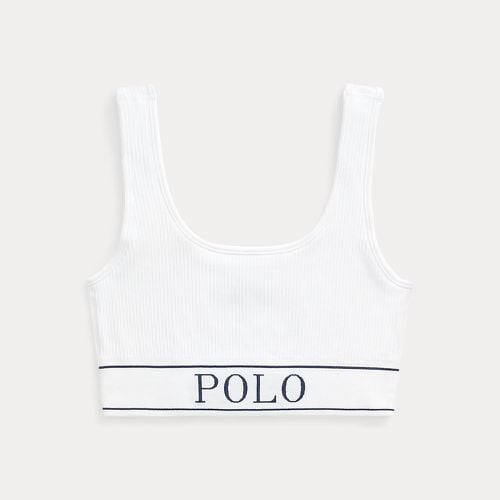 Seamless Cropped Scoopneck Tank - Polo Ralph Lauren - Modalova