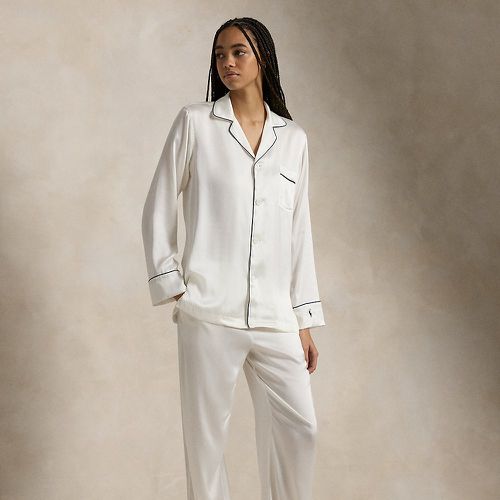 Stretch Silk Long-Sleeve Pyjama Set - Polo Ralph Lauren - Modalova