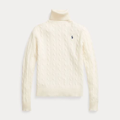 Wool-Cashmere Cable Roll Neck Jumper - Polo Ralph Lauren - Modalova