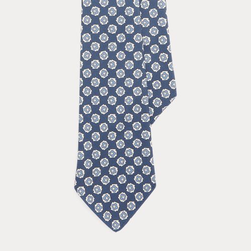 Vintage-Inspired Neat Silk Twill Tie - Polo Ralph Lauren - Modalova