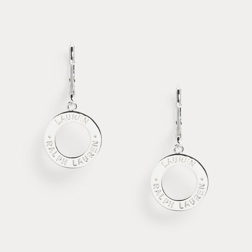 Silver-Tone Engraved Drop Earrings - Lauren - Modalova