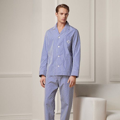 Monogram Cotton Pyjama Set - Purple Label - Modalova