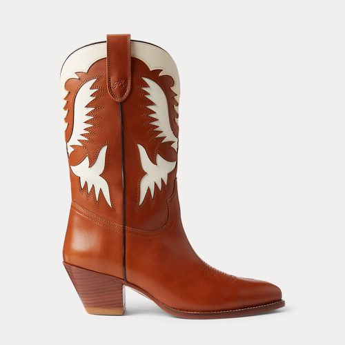 Vachetta Leather Western Boot - Polo Ralph Lauren - Modalova
