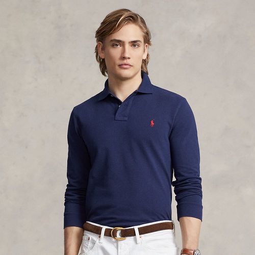 Slim Fit Mesh Long-Sleeve Polo - Polo Ralph Lauren - Modalova