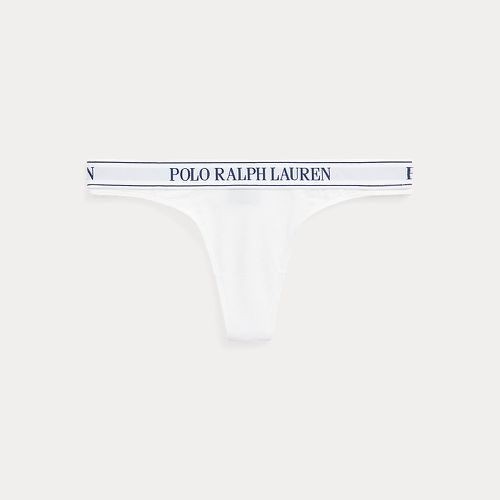 Repeat-Logo Low-Rise Thong - Polo Ralph Lauren - Modalova