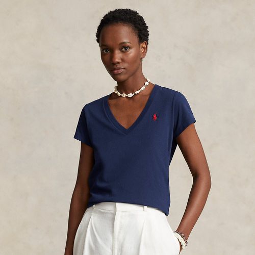 Cotton Jersey V-Neck T-Shirt - Polo Ralph Lauren - Modalova