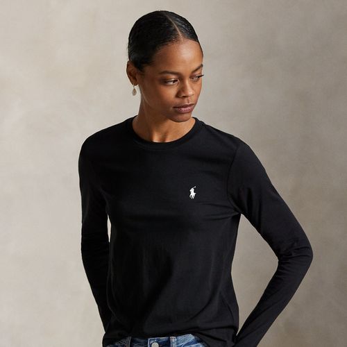 T-shirt col rond manches longues jersey - Polo Ralph Lauren - Modalova