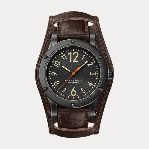 MM Aged Steel Watch - Ralph Lauren - Modalova