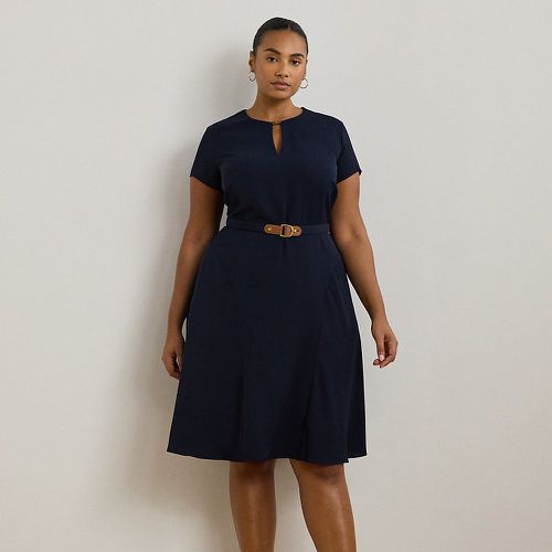 Belted Georgette Dress - Lauren - Modalova