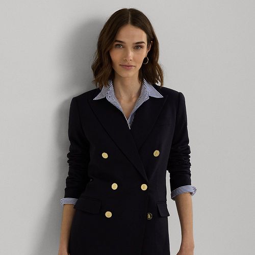 Double-Breasted Wool Crepe Blazer - Lauren - Modalova