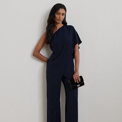 Cape Georgette One-Shoulder Jumpsuit - Lauren - Modalova