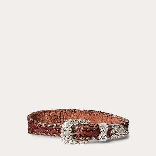 Hand-Tooled Leather Bracelet - RRL - Modalova