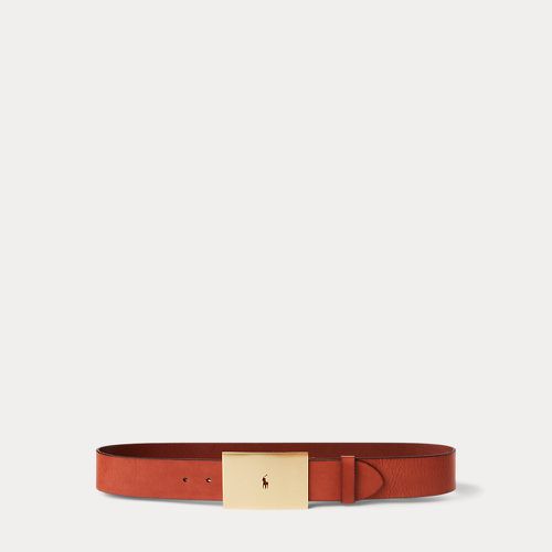Polo ID Wide Leather Belt - Polo Ralph Lauren - Modalova