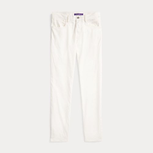 Slim Fit Stretch Linen-Cotton Jean - Purple Label - Modalova