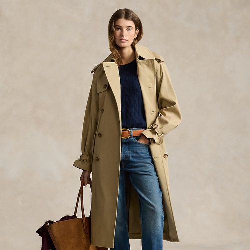 Double-Breasted Twill Trench Coat - Polo Ralph Lauren - Modalova