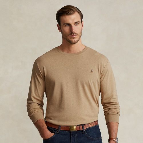 Soft Cotton Long-Sleeve T-Shirt - Big & Tall - Modalova