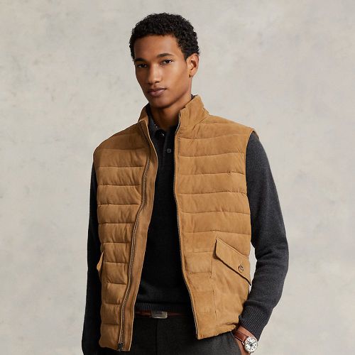 Quilted Suede Gilet - Polo Ralph Lauren - Modalova