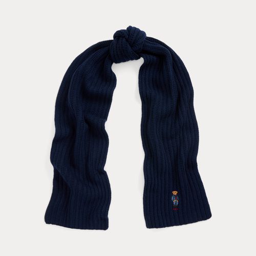 Polo Bear Rib-Knit Scarf - Polo Ralph Lauren - Modalova