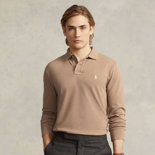 Slim Fit Mesh Long-Sleeve Polo - Polo Ralph Lauren - Modalova