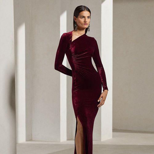 Kinslee Velvet Long-Sleeve Evening Dress - Collection - Modalova