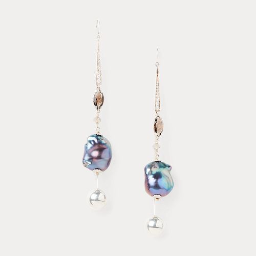 Sterling Silver Pearl Threader Earrings - Collection - Modalova