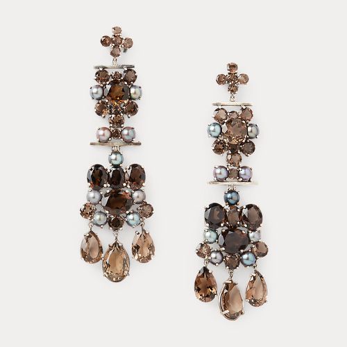 Pearl and Crystal Chandelier Earrings - Collection - Modalova