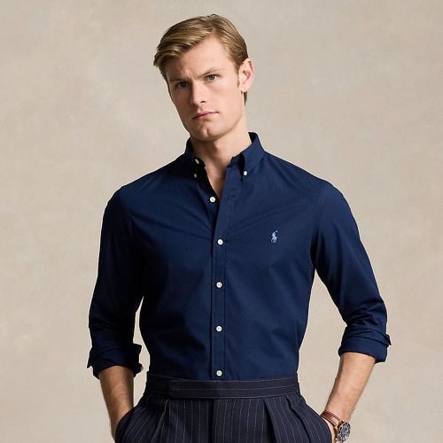 Slim Fit Stretch Poplin Shirt - Polo Ralph Lauren - Modalova