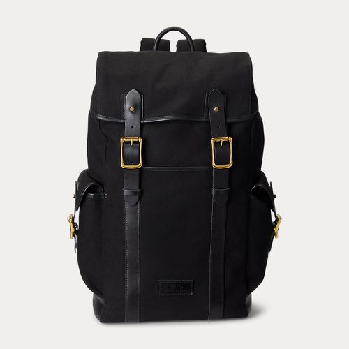 Leather-Trim Canvas Backpack - Polo Ralph Lauren - Modalova