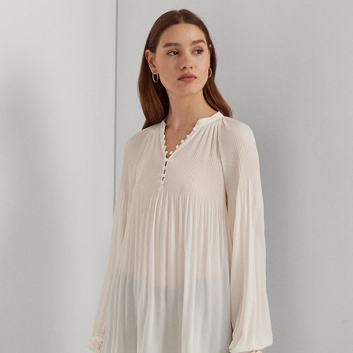 Pleated Georgette Blouse - Lauren - Modalova