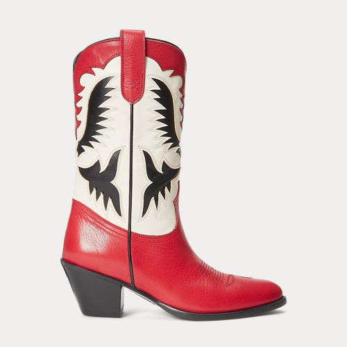 Vachetta Leather Western Boot - Polo Ralph Lauren - Modalova