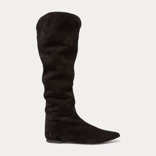 Suede Knee-High Flat Boot - Polo Ralph Lauren - Modalova