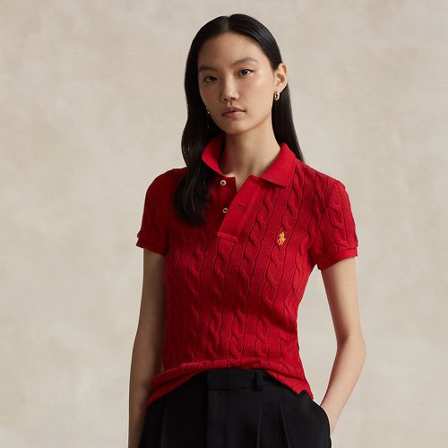 Lunar New Year Slim Fit Cable Polo Shirt - Polo Ralph Lauren - Modalova