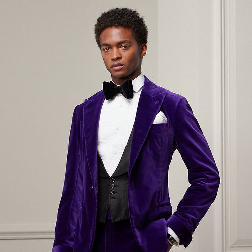 Kent Hand-Tailored Velvet Jacket - Purple Label - Modalova