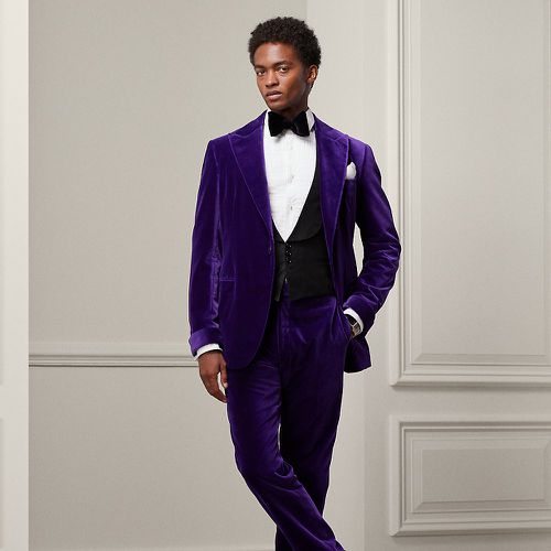 Gregory Hand-Tailored Velvet Trouser - Purple Label - Modalova