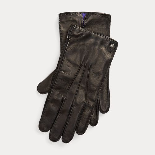 Cashmere-Lined Lambskin Gloves - Purple Label - Modalova