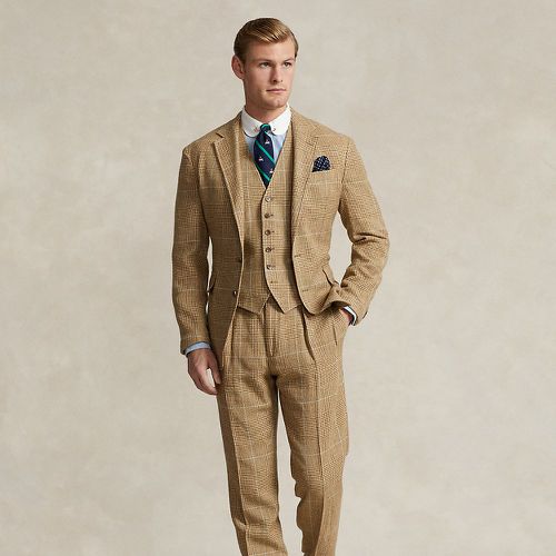 Pleated Plaid Tweed Suit Trouser - Polo Ralph Lauren - Modalova