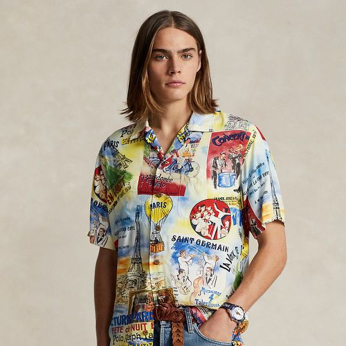 Classic Fit Printed Camp Shirt - Polo Ralph Lauren - Modalova