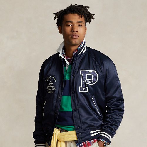 Varsity-Inspired Satin Jacket - Polo Ralph Lauren - Modalova