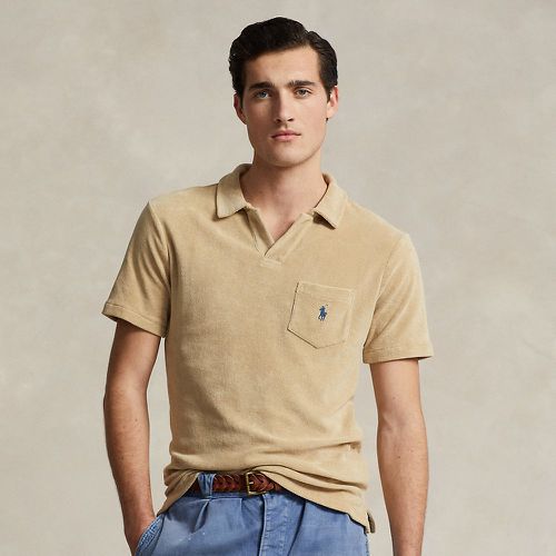 Custom Slim Fit Terry Polo Shirt - Polo Ralph Lauren - Modalova
