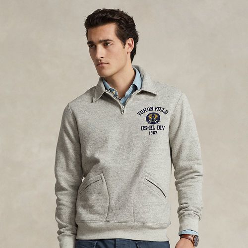 Fleece Collared Quarter-Zip Sweatshirt - Polo Ralph Lauren - Modalova