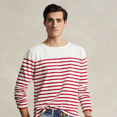 Classic Fit Striped Boatneck Shirt - Polo Ralph Lauren - Modalova