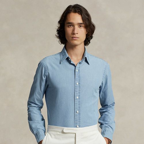 Custom Fit Indigo Chambray Shirt - Polo Ralph Lauren - Modalova