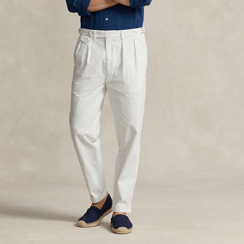 Slim Tapered Fit Pleated Twill Trouser - Polo Ralph Lauren - Modalova