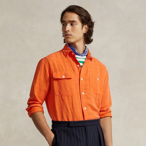 Classic Fit Linen-Silk Workshirt - Polo Ralph Lauren - Modalova