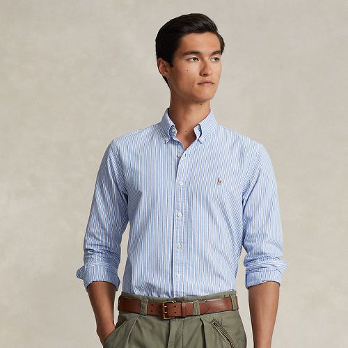 Custom Fit Striped Oxford Shirt - Polo Ralph Lauren - Modalova