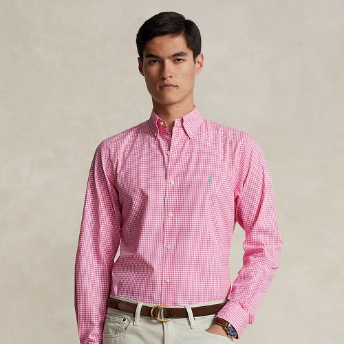 Custom Fit Gingham Stretch Poplin Shirt - Polo Ralph Lauren - Modalova